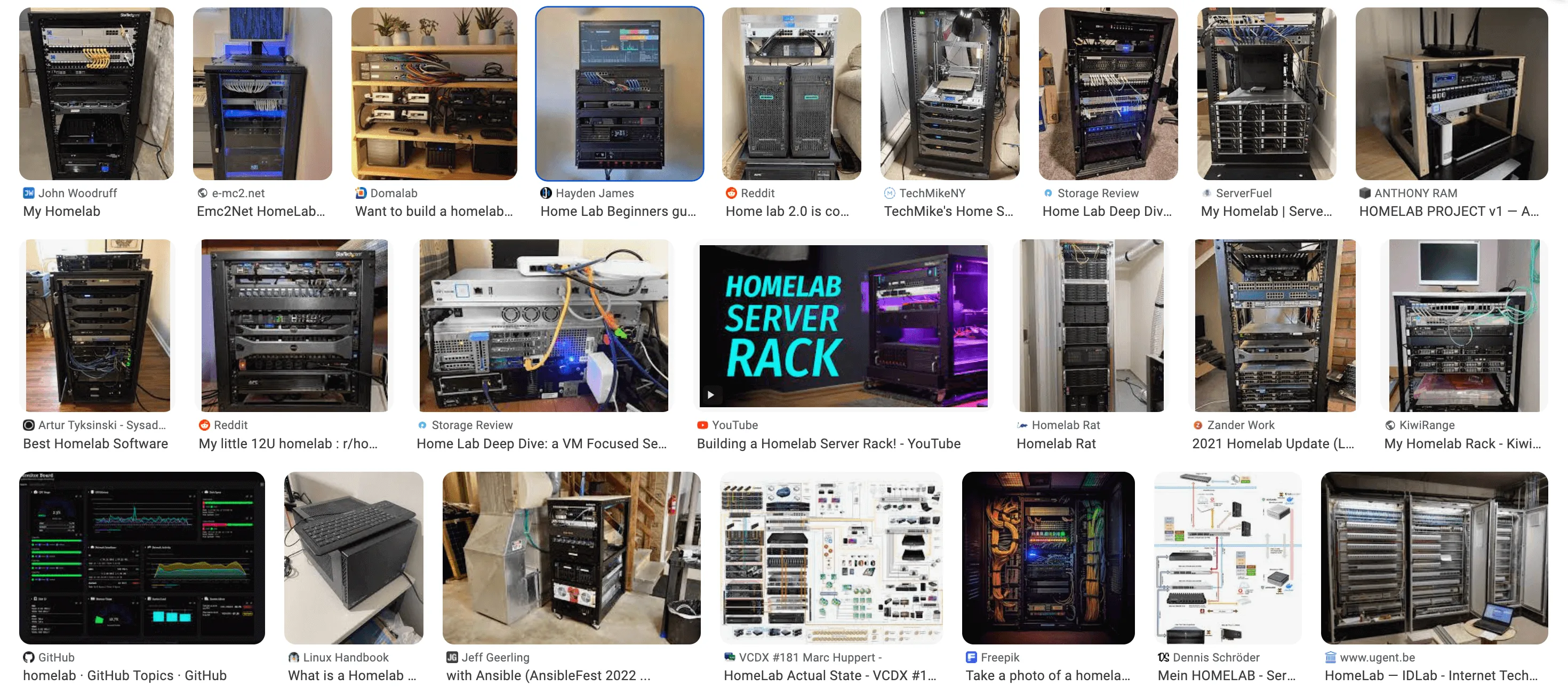 Ejemplo Homelab Google
