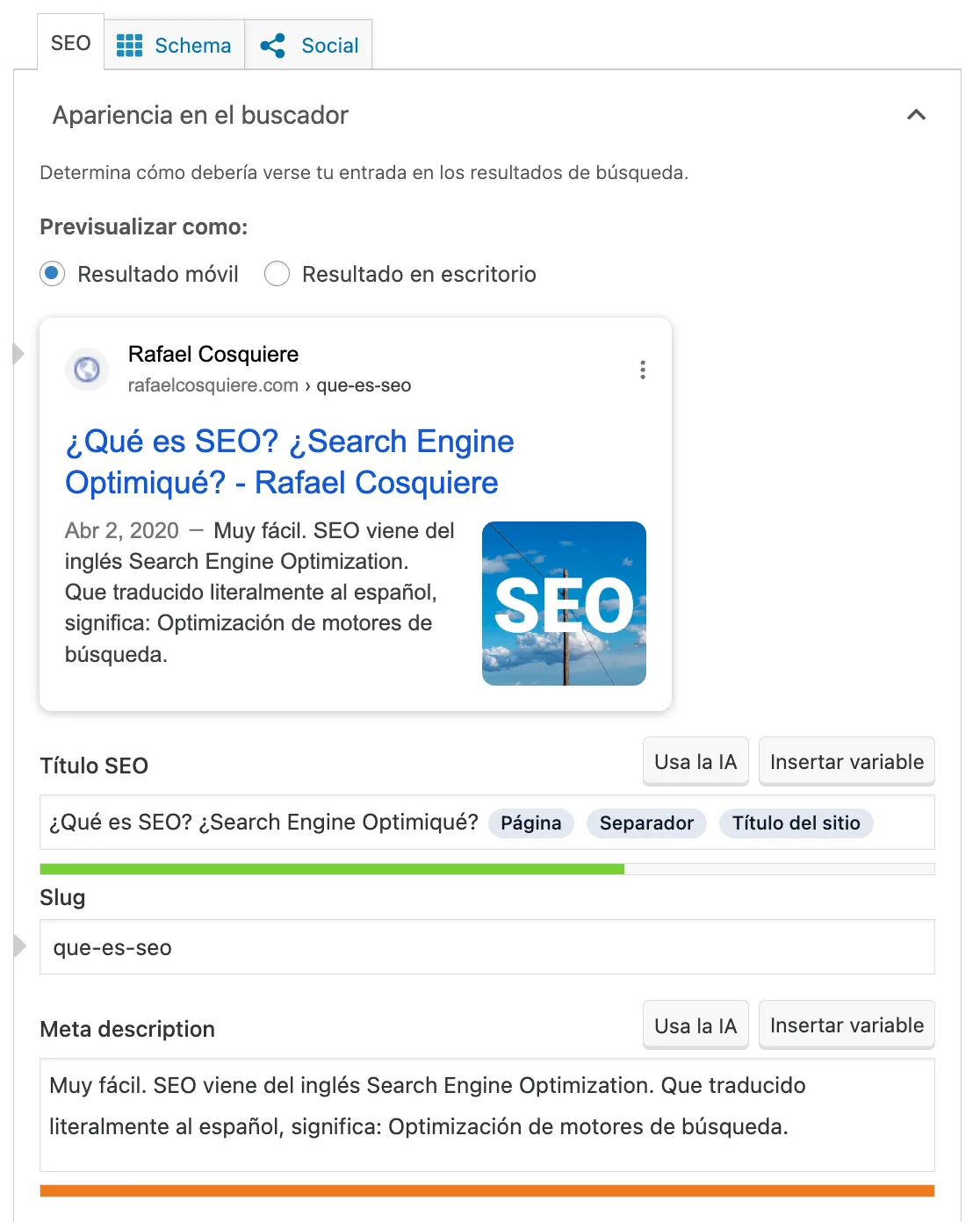 1 Editar Resultado De Busqueda Con Yoast Seo