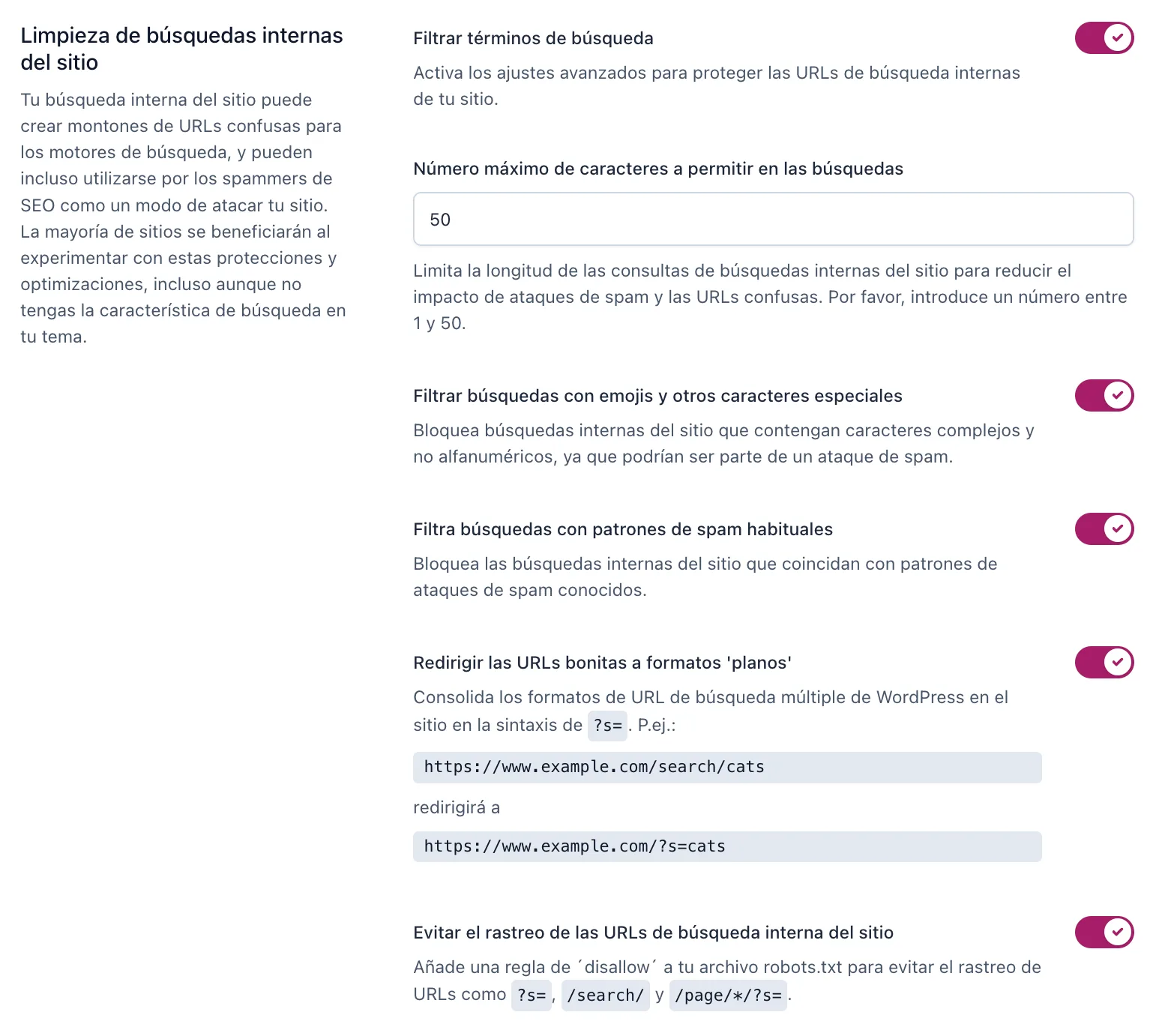 8 Limpieza De Busquedas Internas Con Yoast Seo
