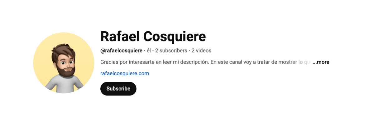 Rafael Cosquiere Youtube